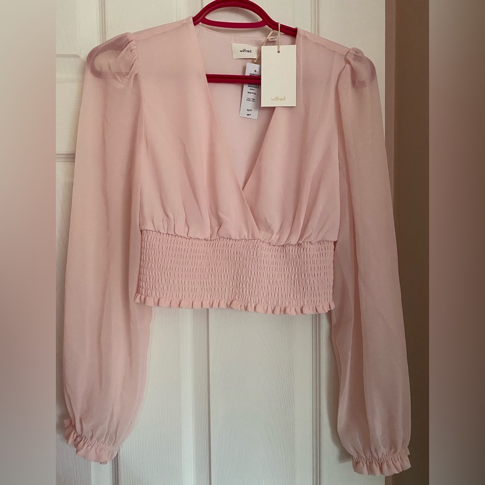Aritzia whistful blouse